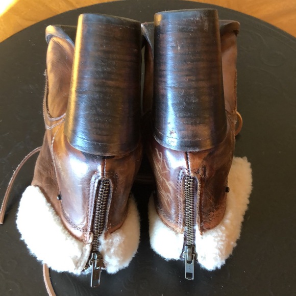 Freebird by Steven Swiss Shearling Booties Size 11 - Picture 7 of 9